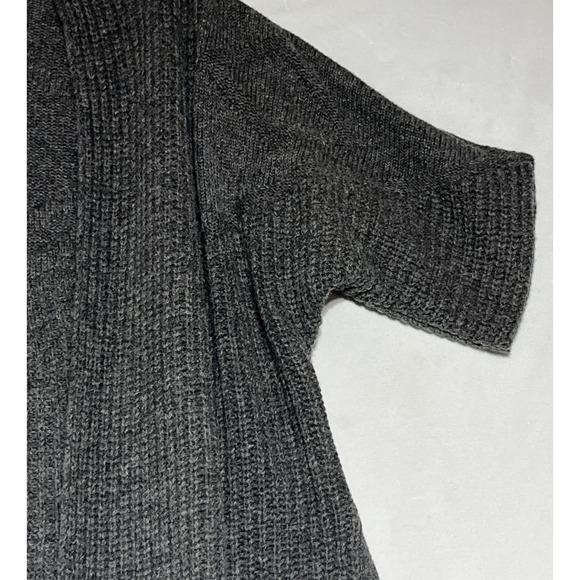 Toad & Co San Ysidro Wool Cardigan Womens Small Gray Open Chunky Knit Sweater - Picture 5 of 12